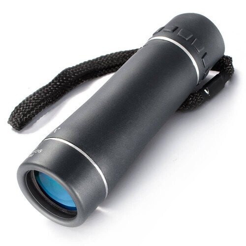 Barska 10x25 Style Black Monocular Blue Lens