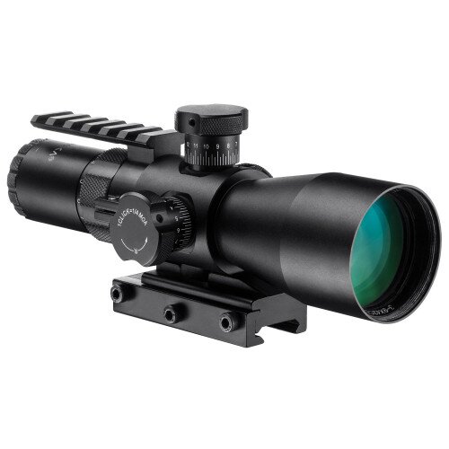 Barska 3-9x 42mm IR Contour Rifle Scope w/ Accessory Rail Mount