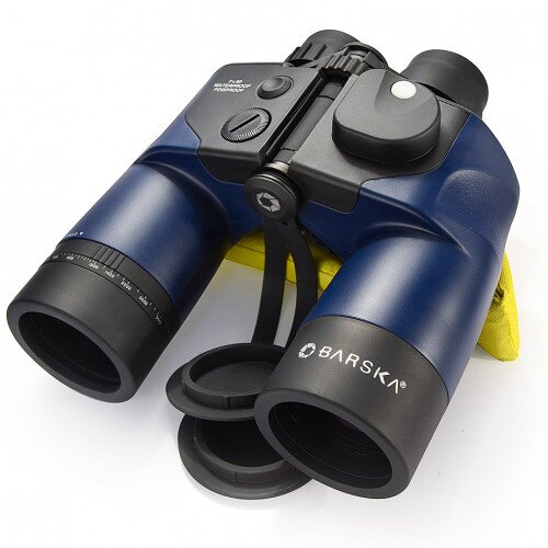 Barska 7x50mm WP Deep Sea Range Finding Reticle Digital Compass Binoculars