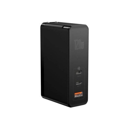Baseus GaN2 Pro 3 Ports USB-C Fast Charger 120W - Black
