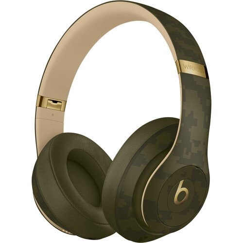 Beats Studio3 Wireless Headphones Beats Camo Collection - Forest Green