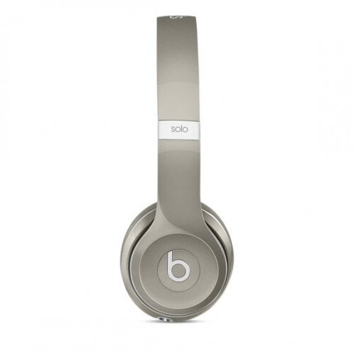 Beats Solo2 On-Ear Wired Headphones - Luxe Silver