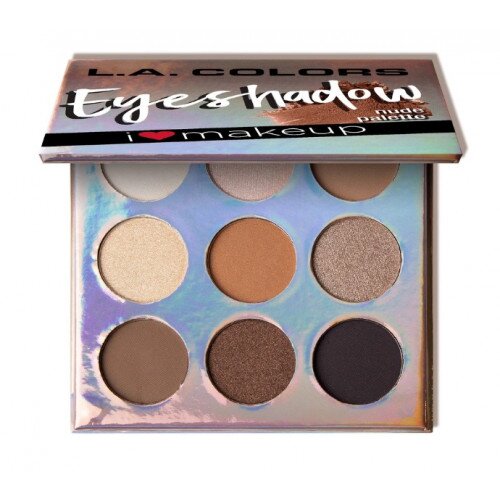 L.A. COLORS Beauty Booklet Eyeshadow Palette - Nude