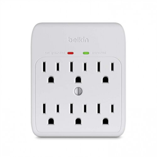 Belkin 6-Outlet Wall Mount Surge Protector