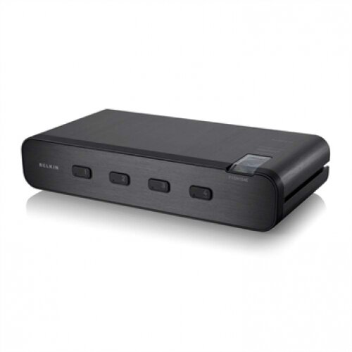 Belkin Advanced Secure 4-Port Dual-Head DVI-I KVM
