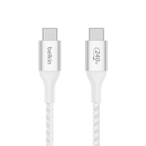Belkin BoostCharge USB-C to USB-C Cable 240W - 6.6ft - White