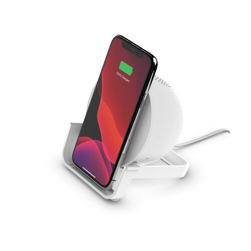 Belkin BOOST CHARGE Wireless Charging Stand + Speaker - White
