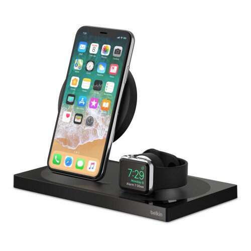 Belkin BOOST UP Wireless Charging Dock: Wireless Charging Pad + Apple Watch Dock