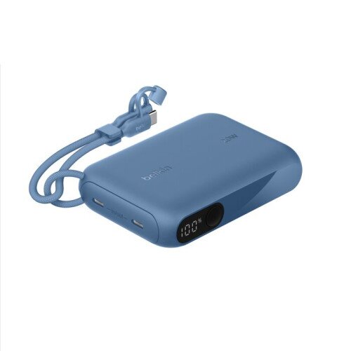 Belkin BoostCharge Power Bank with Display - 10K - Blue