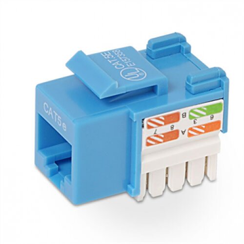 Belkin Cat5e Keystone Jack 10-Pack - Blue