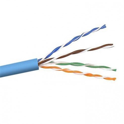 Belkin CAT5e Solid Bulk Cable Plenum - Blue - 1000.0 - Feet