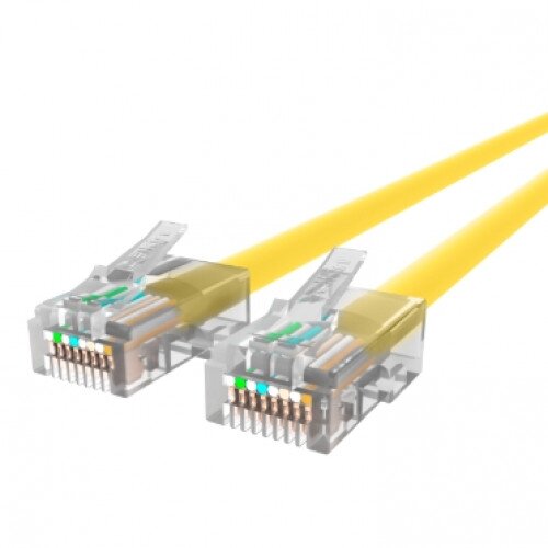 Belkin CAT6 Ethernet Patch Cable, RJ45, M/M - Yellow - 6.0 - Feet