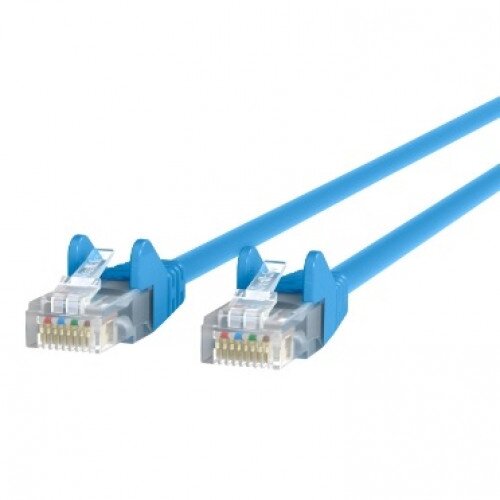 Belkin CAT6 Ethernet Patch Cable Snagless, RJ45, M/M - Blue - 2ft