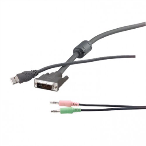 Belkin DVI KVM Cable Kit, DVI & USB - 6.0 - Feet