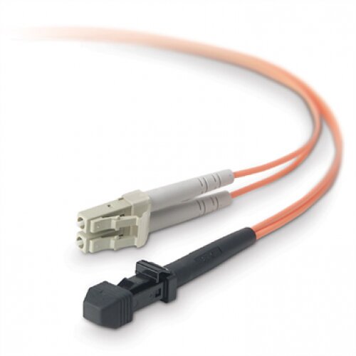 Belkin Fiber Optic Cable; Multimode LC/MTRJ Duplex MMF, 62.5/125 - 1.0 - Meters