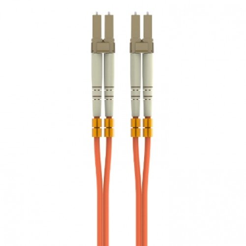 Belkin Fiber Optic Cable; Orange Multimode LC/LC Duplex, 50/125 OM2 - 3.0 - Meters
