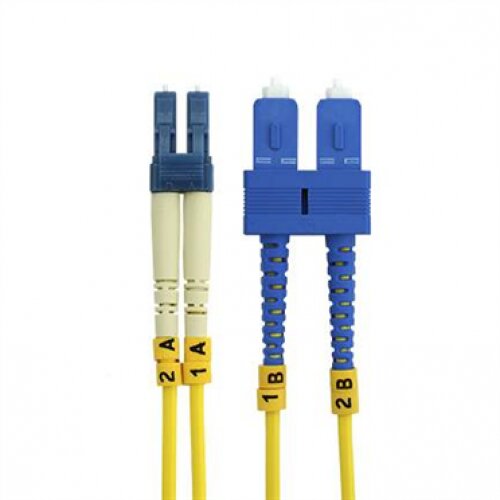 Belkin Fiber Optic Cable; Singlemode SC/LC Duplex, 8.3/125 - 2.0 - Meters