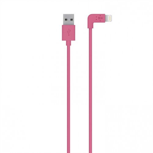 Belkin MIXIT 90° Lightning to USB Cable - Pink