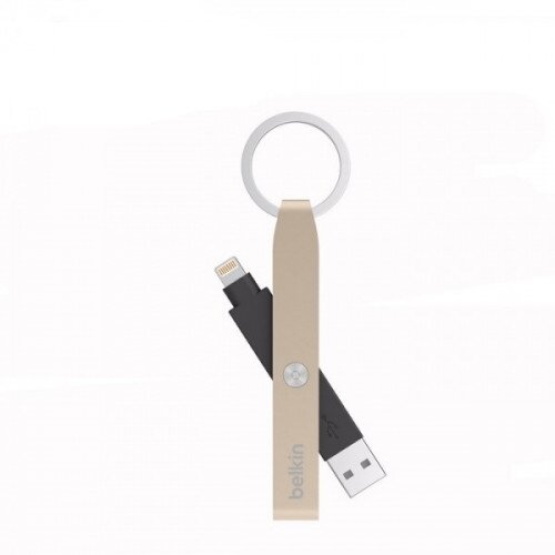 Belkin MIXIT Lightning to USB Keychain - Gold