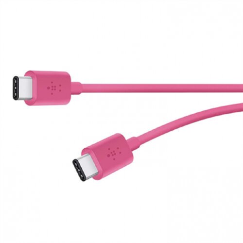 Belkin MIXIT USB-C to USB-C Charge Cable (Also Known as USB Type C) - Pink