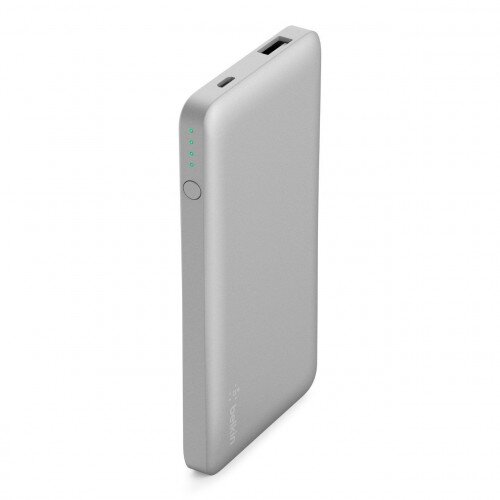 Belkin Pocket Power 5K Power Bank (Portable Charger) - Silver