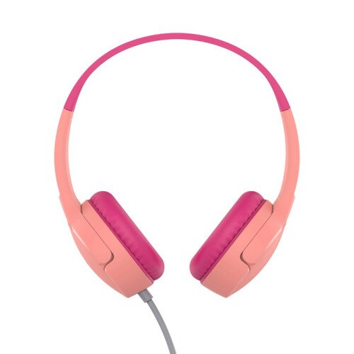 Belkin SoundForm Mini Wired On-Ear Headphones for Kids - Pink