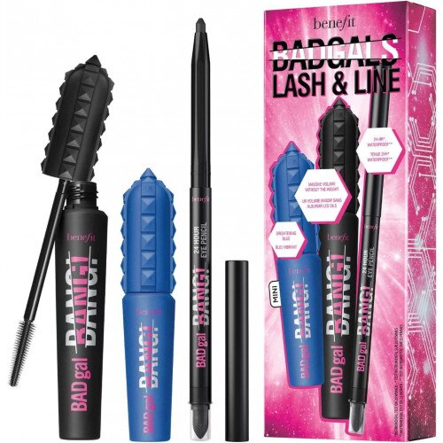 Benefit Cosmetics BADgals Lash & Line Volumizing Mascaras and Eye-Liner Set
