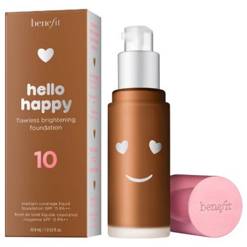 Benefit Cosmetics Hello Happy Flawless Brightening Foundation - Full - 10 Deep Warm