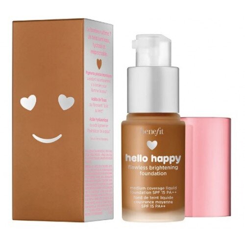 Benefit Cosmetics Hello Happy Flawless Brightening Foundation - Mini - 9 Deep Neutral