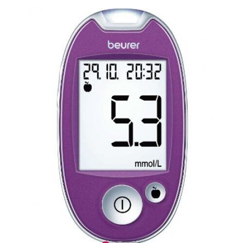 Beurer GL 44 mmol/L Blood Glucose Monitor - Purple