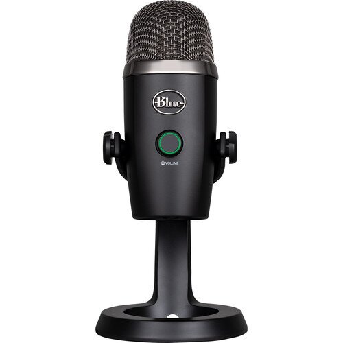 Logitech G Blue Yeti Nano Premium Dual-Pattern USB Microphone with Blue VO!CE - Black