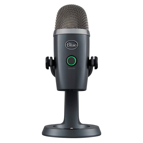 Logitech G Blue Yeti Nano Premium Dual-Pattern USB Microphone with Blue VO!CE - Shadow Grey