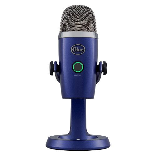 Logitech G Blue Yeti Nano Premium Dual-Pattern USB Microphone with Blue VO!CE - Vivid Blue
