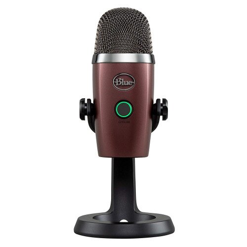 Logitech G Blue Yeti Nano Premium Dual-Pattern USB Microphone with Blue VO!CE - Red Onyx