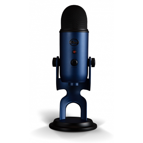 Logitech G Blue Yeti Premium Multi-Pattern USB Microphone with Blue VO!CE - Midnight Blue