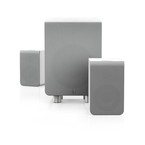 Bluesound DUO High-Res Subwoofer and Satellite Speaker - White