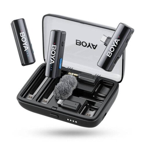 BOYA BOYALINK V2.0 Ultracompact 2.4GHz Dual-Channel Wireless Microphone System