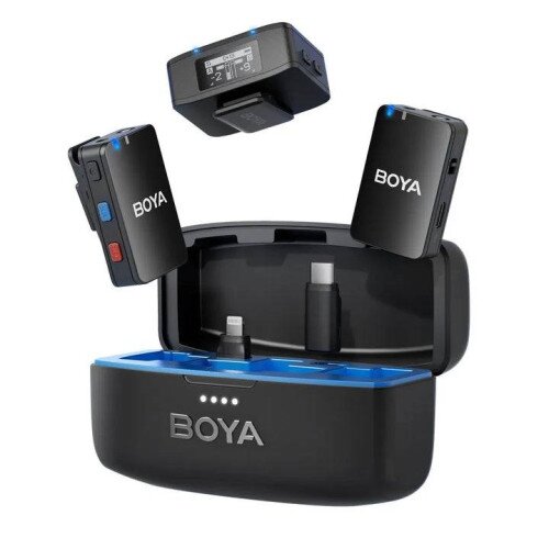 BOYA BOYAMIC 2.4GHz Dual-Channel Wireless Microphone System