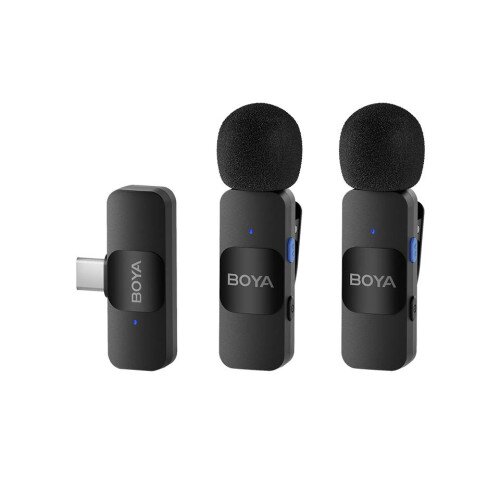 BOYA BY-V20 Dual Wireless Lavalier Microphone for Android