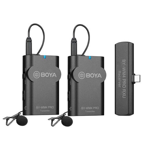 BOYA BY-WM4 PRO-K6 2.4 GHz Wireless Microphone System For Android And Other Type-C Devices