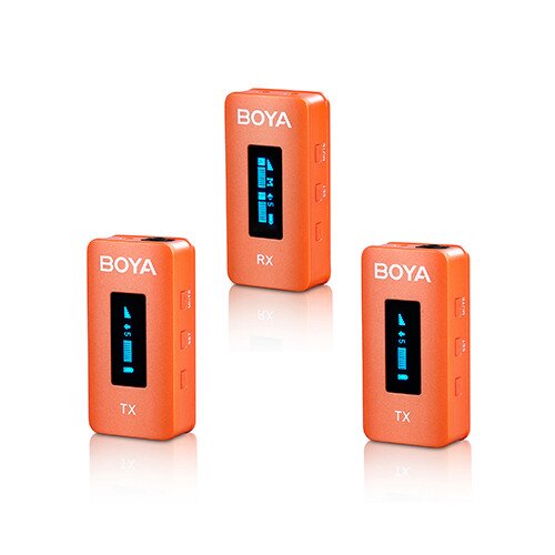 BOYA BY-XM6 K2O 2.4GHz Ultra-Compact Wireless Microphone System Kit