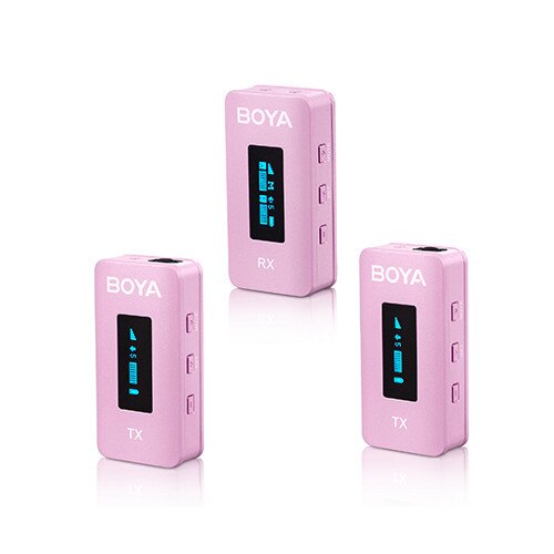 BOYA BY-XM6 K2P 2.4GHz Ultra-compact Wireless Microphone System Kit
