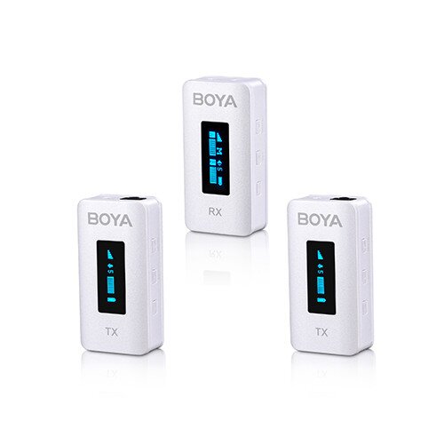 BOYA BY-XM6 K2W 2.4GHz Ultra-compact Wireless Microphone System Kit