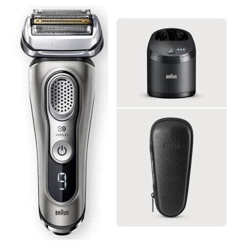 Braun Series 9 9390cc Wet & Dry Electric Shaver - Graphite