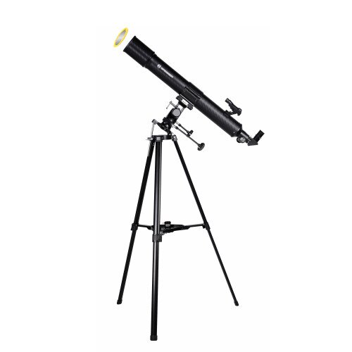 BRESSER Taurus 90/900 MPM Refractor Telescope with Smartphone Adapter and Solar Filter