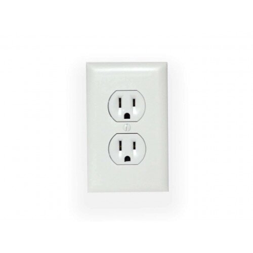 Bush Baby 4k WiFi Electrical Outlet Hidden Camera - White