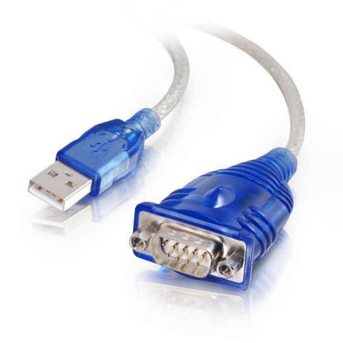 C2G 1.5ft (0.46m) USB to DB9 Serial RS232 Adapter Cable
