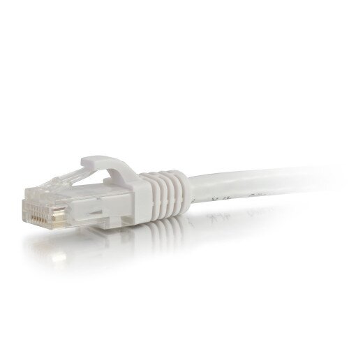 C2G Cat6a Snagless Unshielded (UTP) Ethernet Network Patch Cable - White - 12 FT