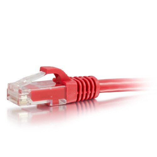 C2G Cat6a Snagless Unshielded (UTP) Ethernet Network Patch Cable - Red - 6 FT