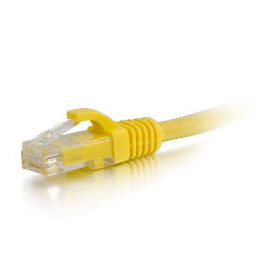 C2G Cat6a Snagless Unshielded (UTP) Ethernet Network Patch Cable - Yellow - 15 FT
